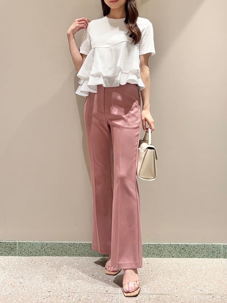 SNIDEL「美脚ストレッチパンツ」|チノ|PNK