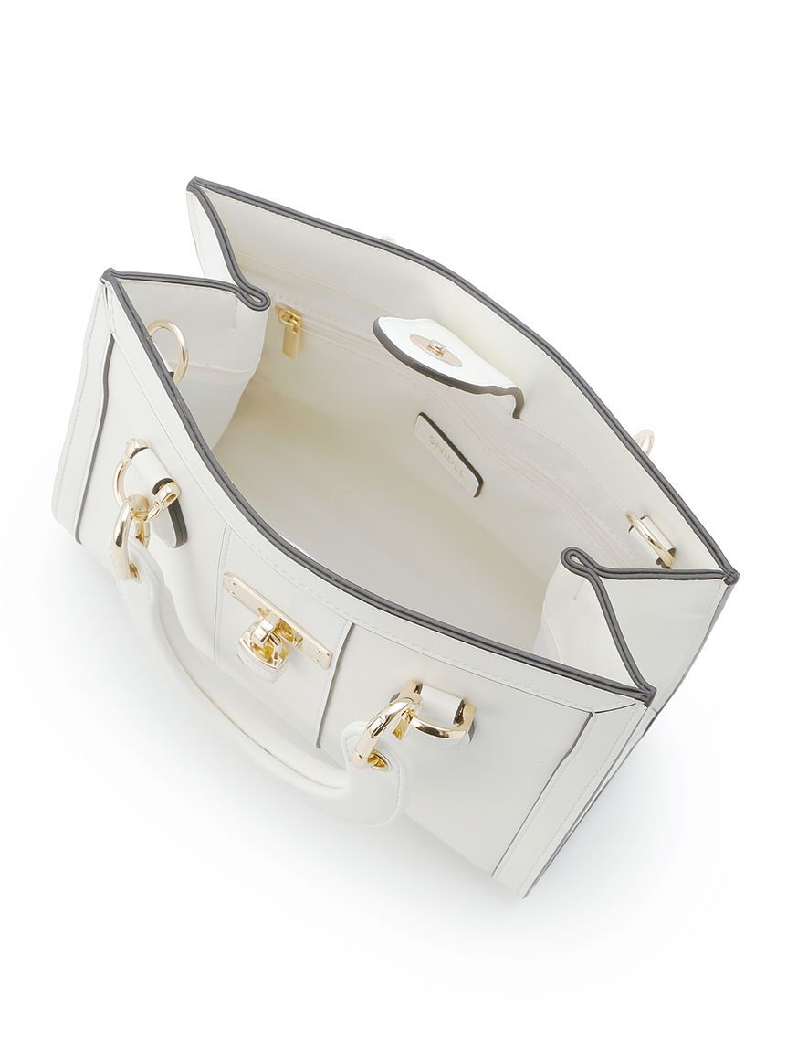 SNIDEL「スクエアパッドロックバッグ」|ハンドバッグ|