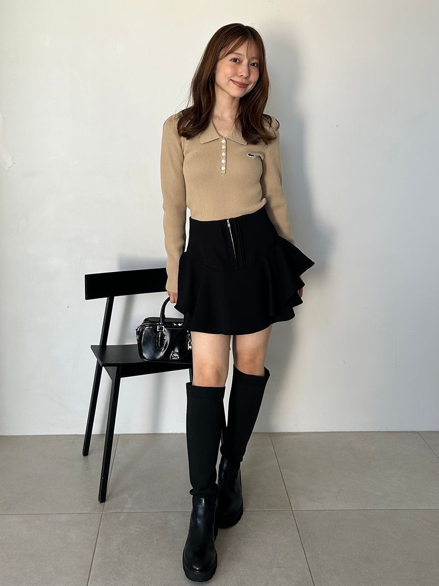 SNIDEL「レイヤードフリルミニスカショーパン【SWFP255106追加生産分】」|その他|