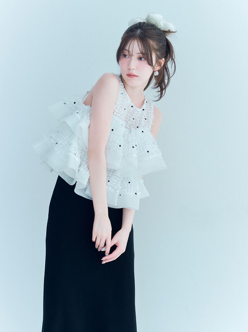 SNIDEL「シンプルマーメイドスカート」|スカート|