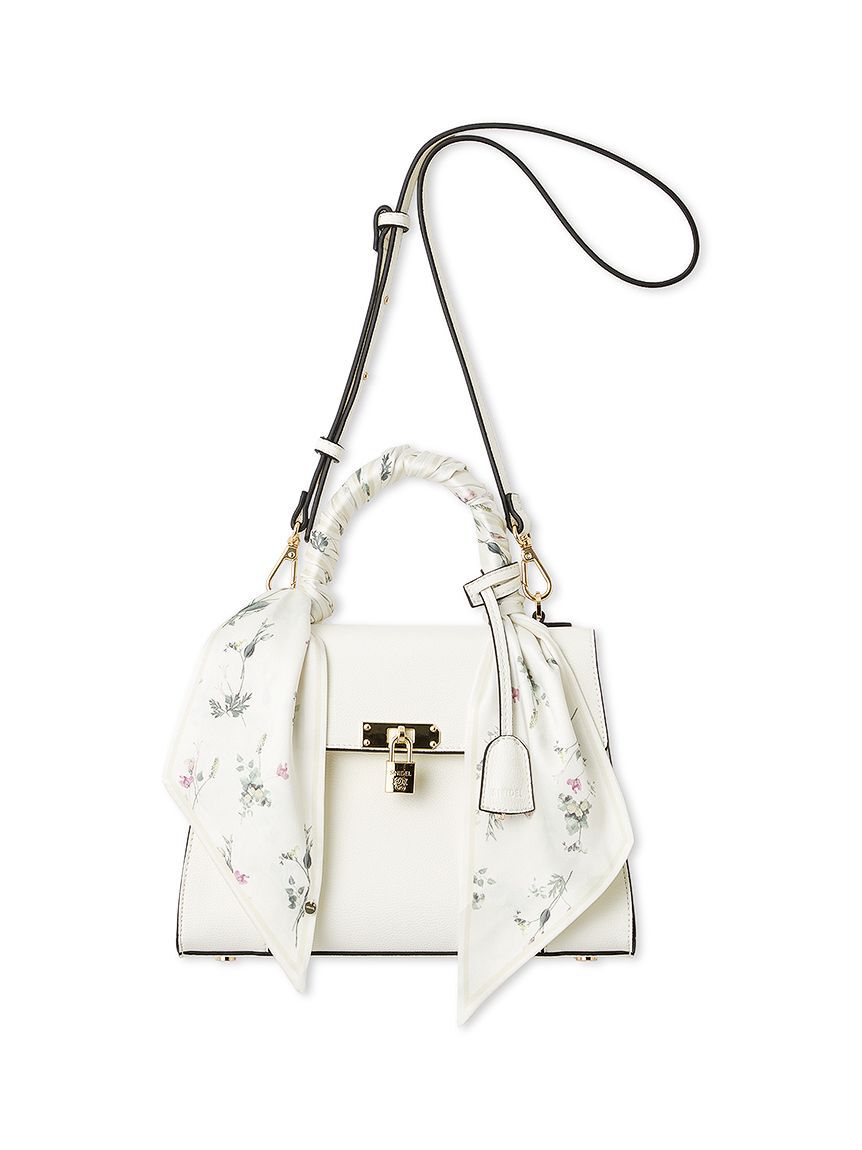 SNIDEL「スカーフパッドロックバッグ」|ハンドバッグ|