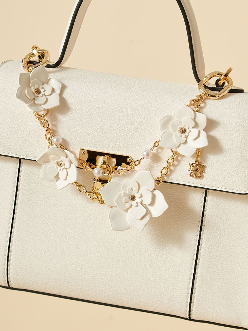 SNIDEL「スカーフパッドロックバッグ」|ハンドバッグ|