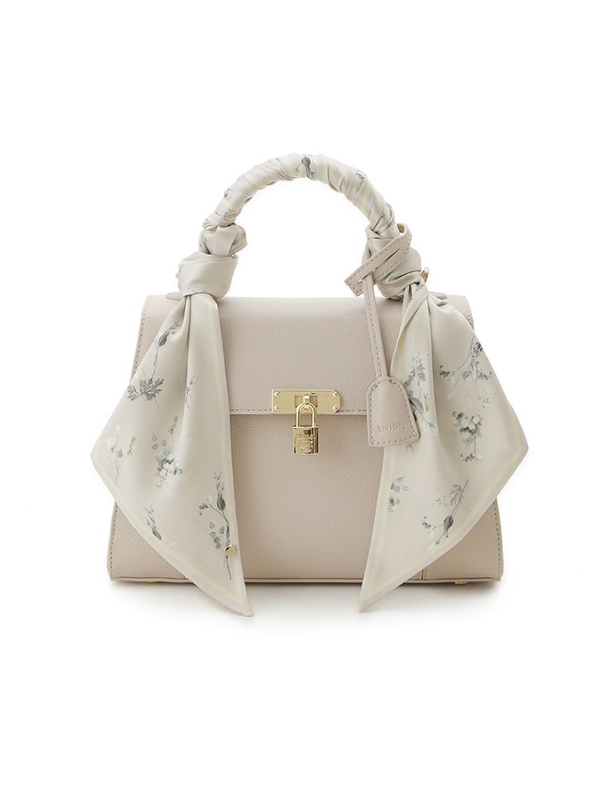 SNIDEL「スカーフパッドロックバッグ」|ハンドバッグ|