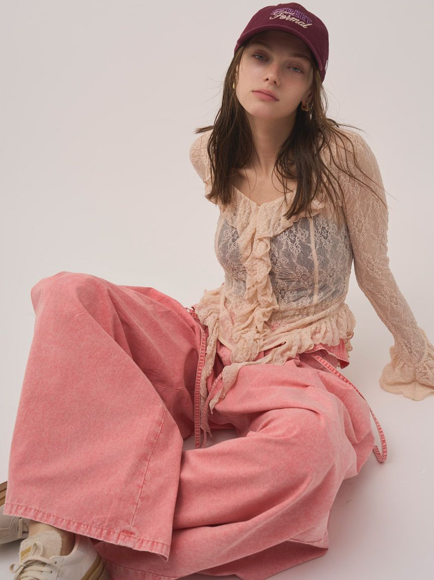 SNIDEL「【SNIDEL|NEW ERA(R)】ダブルロゴキャップ」|キャップ・キャスケット|