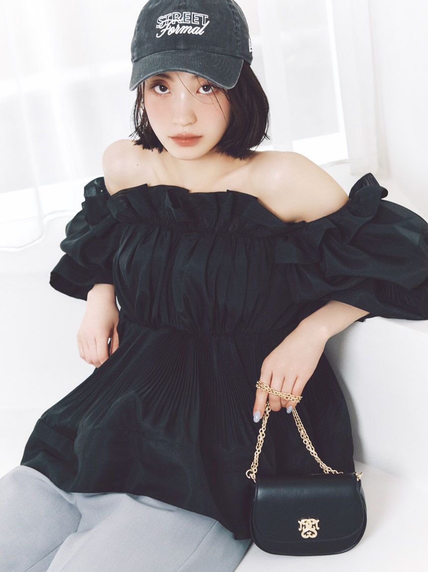 SNIDEL「【SNIDEL|NEW ERA(R)】ダブルロゴキャップ」|キャップ・キャスケット|