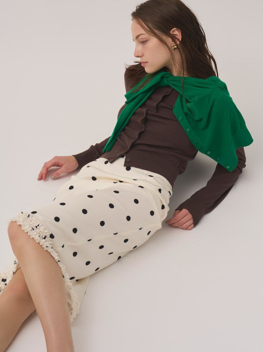 SNIDEL「ニットレイヤードプルオーバー」|ニット・セーター|