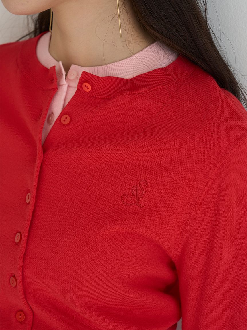 SNIDEL「ニットレイヤードプルオーバー」|ニット・セーター|