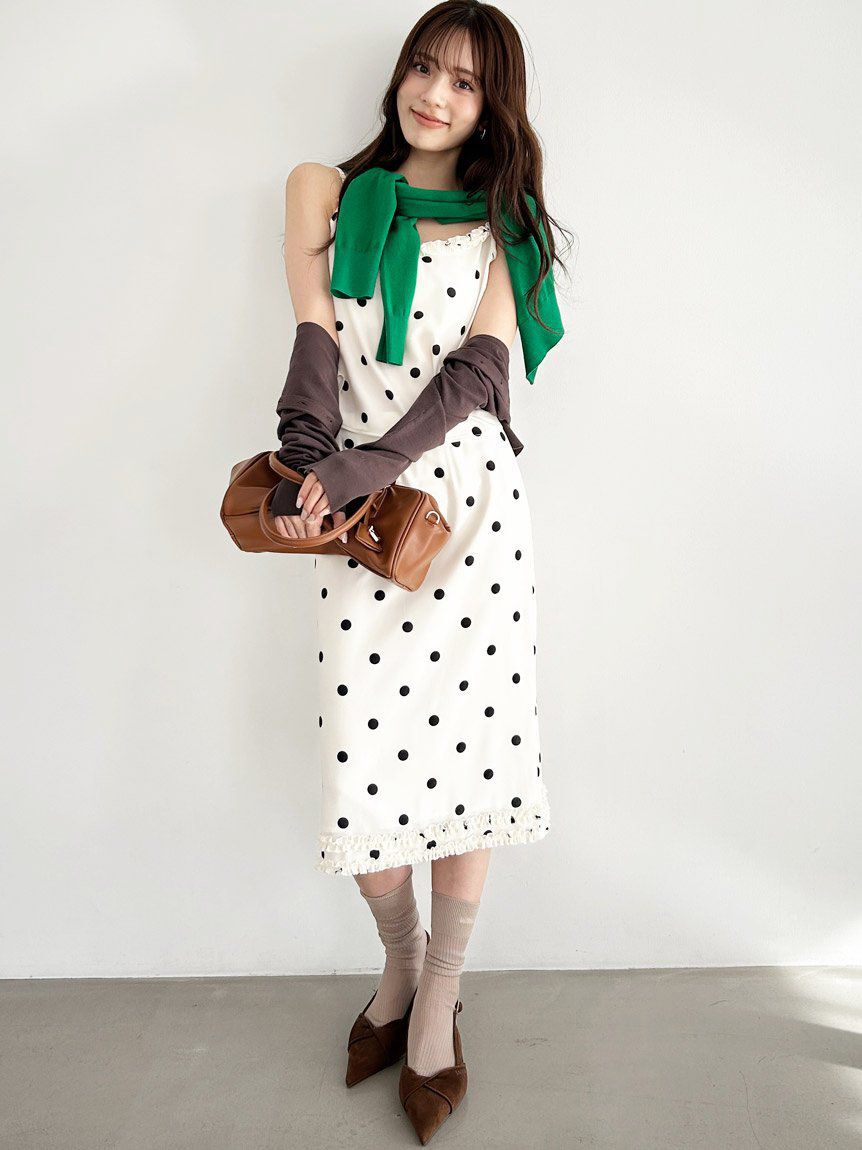 SNIDEL「ニットレイヤードプルオーバー」|ニット・セーター|