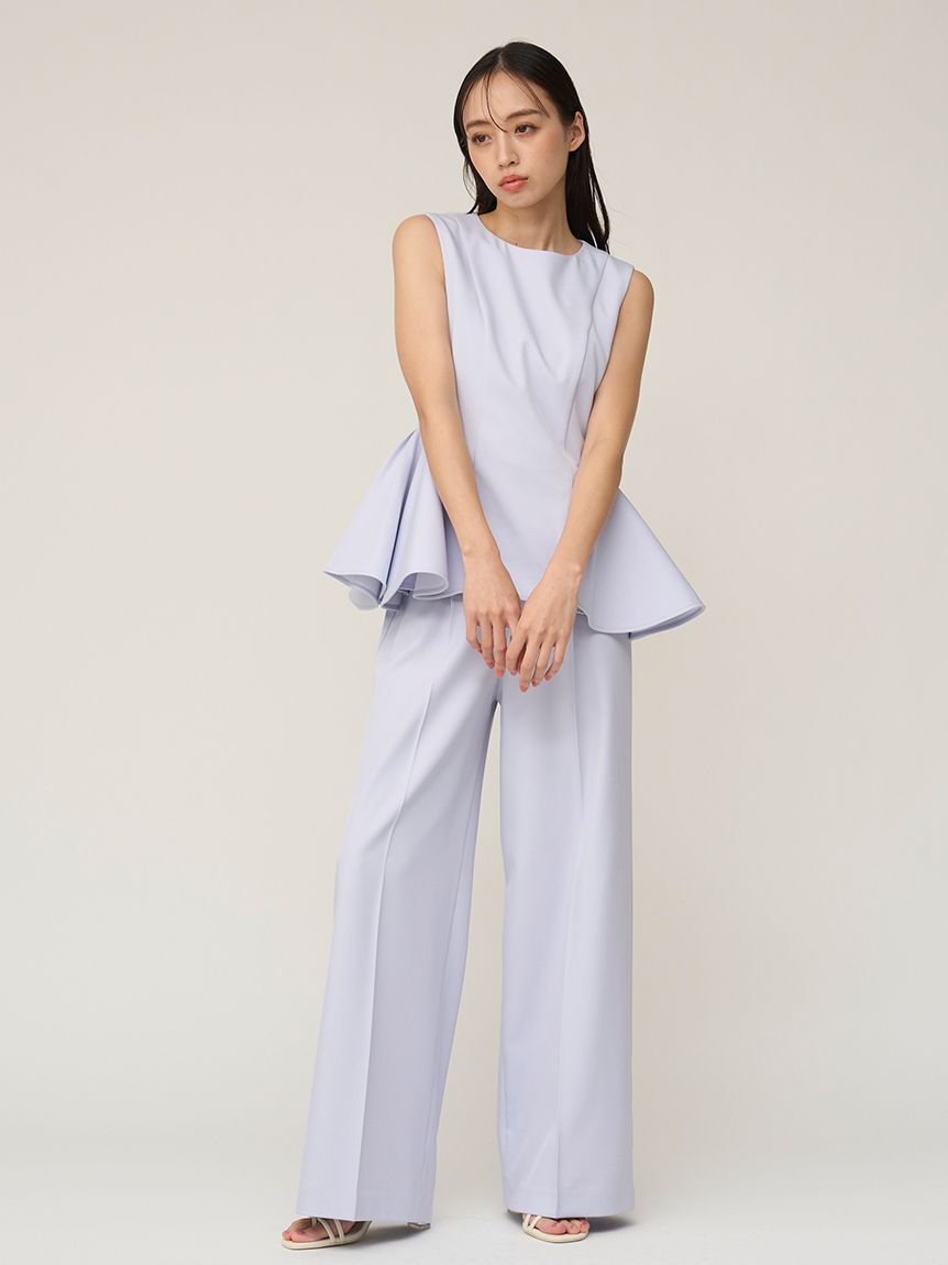 SNIDEL「ペプラムパンツセットアップ」|ワンピース|