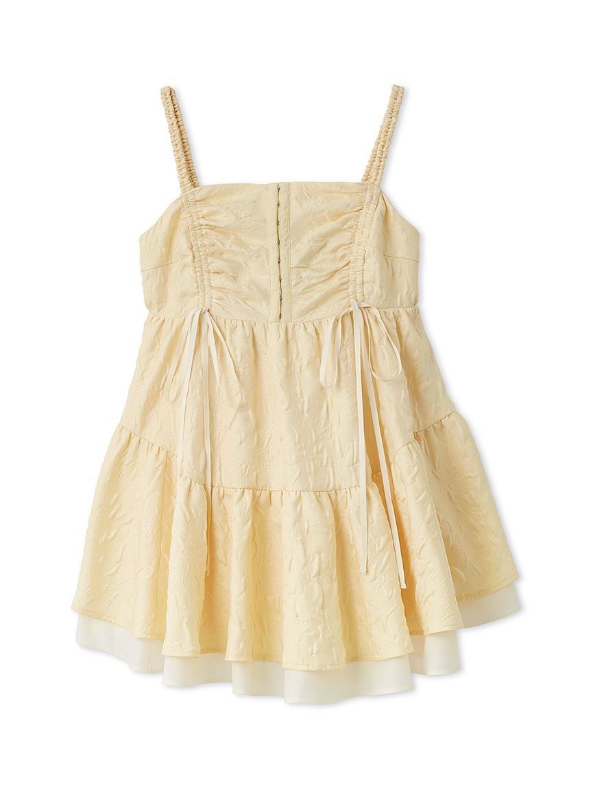 SNIDEL「【Chacott】コラボジャガードミニワンピース」|ワンピース|YEL