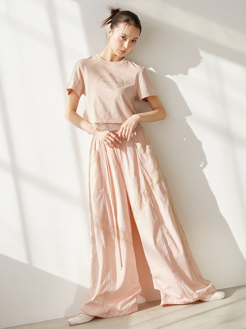 SNIDEL「【Chacott】コラボナイロンレースパンツ」|チノ|PNK