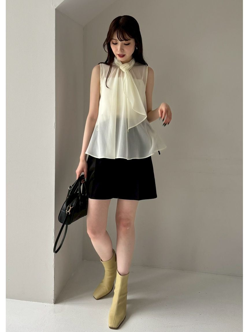 FRAY I.D「【限定カラー】シアーノースリボウタイブラウス」|シャツ・ブラウス|