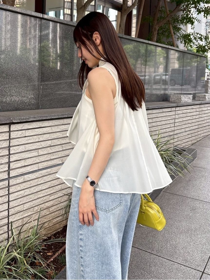 FRAY I.D「【限定カラー】シアーノースリボウタイブラウス」|シャツ・ブラウス|