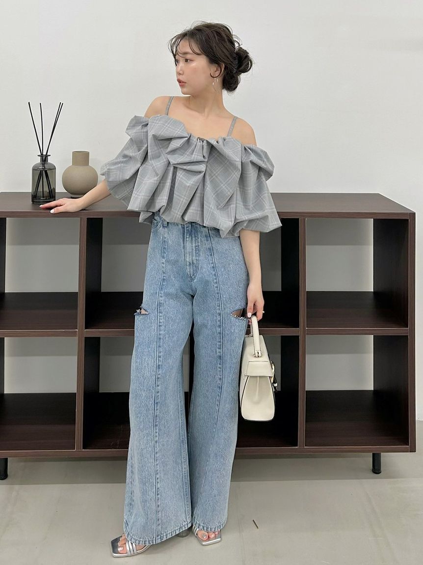 FRAY I.D「ボリュームパフブラウス」|シャツ・ブラウス|