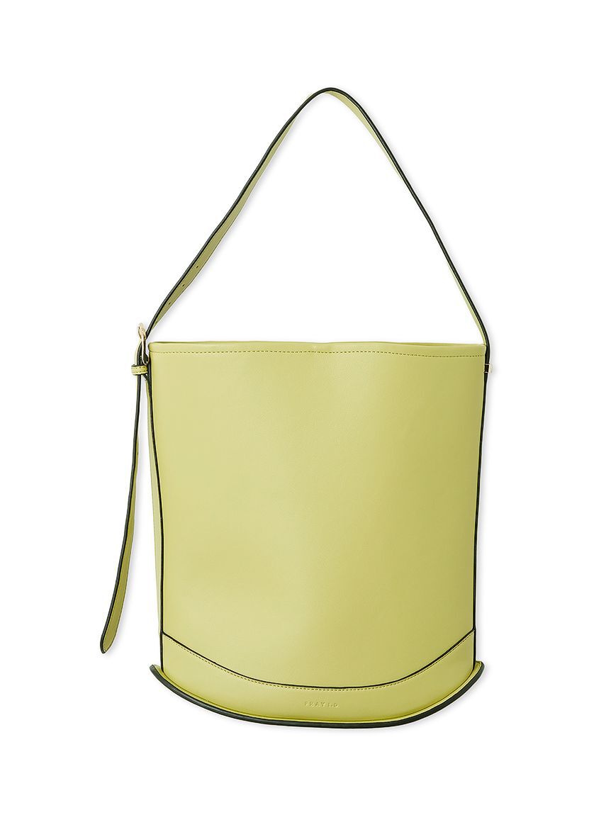 FRAY I.D「カーブラインバスケットバッグ」|ハンドバッグ|LIME