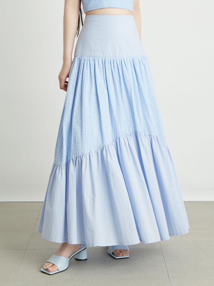 LILY BROWN Lingerie「【LILY BROWN Lingerie】コットンレースボリュームスカート」|スカート|