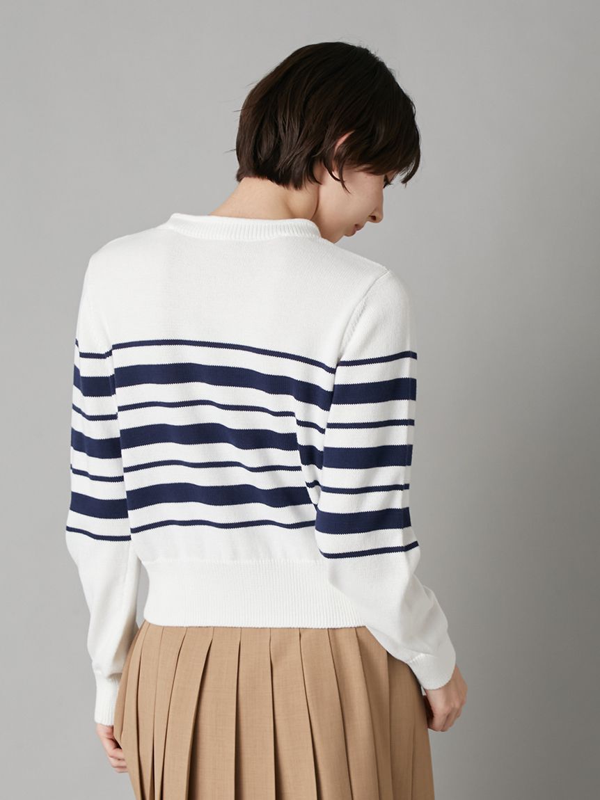 LILY BROWN「Lily Bearハートサテンニット」|ニット・セーター|