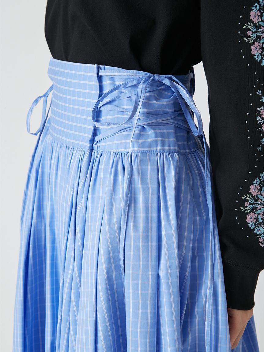 LILY BROWN「２wayボリュームシャツスカート」|スカート|