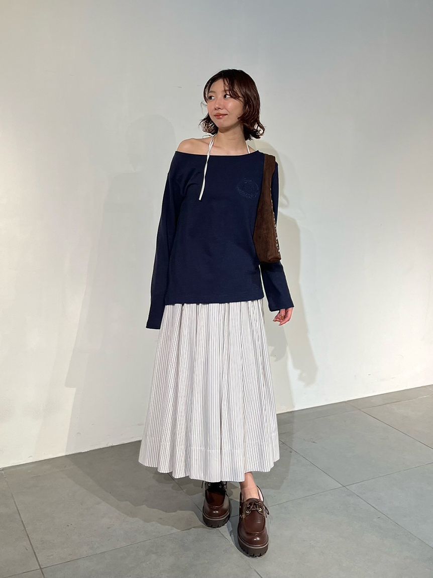 LILY BROWN「２wayボリュームシャツスカート」|スカート|