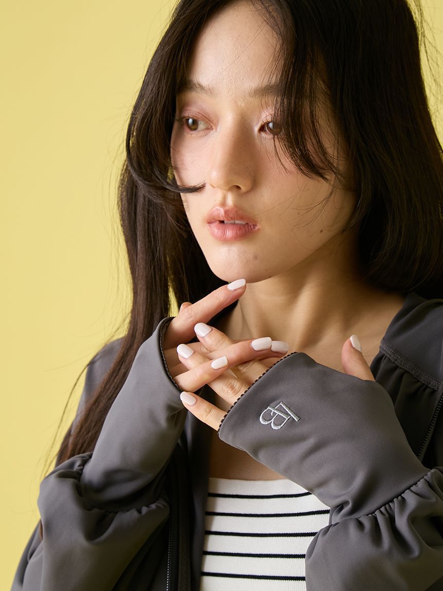 LILY BROWN「【UVカット】サンガード付きラッシュガード」|その他|