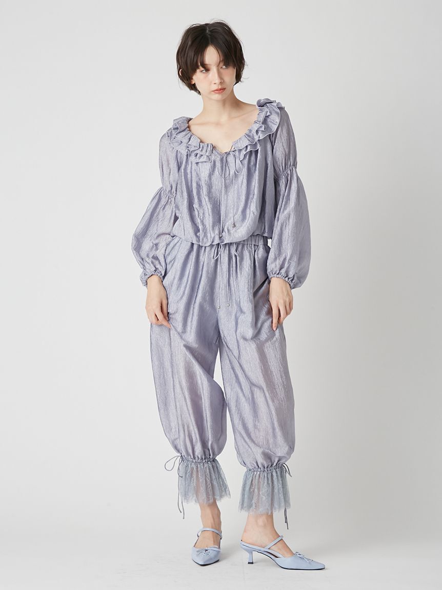 LILY BROWN「エアリーダブルフリルブラウス」|シャツ・ブラウス|