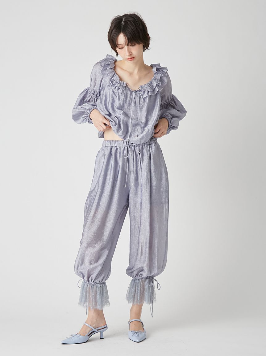 LILY BROWN「エアリーダブルフリルブラウス」|シャツ・ブラウス|