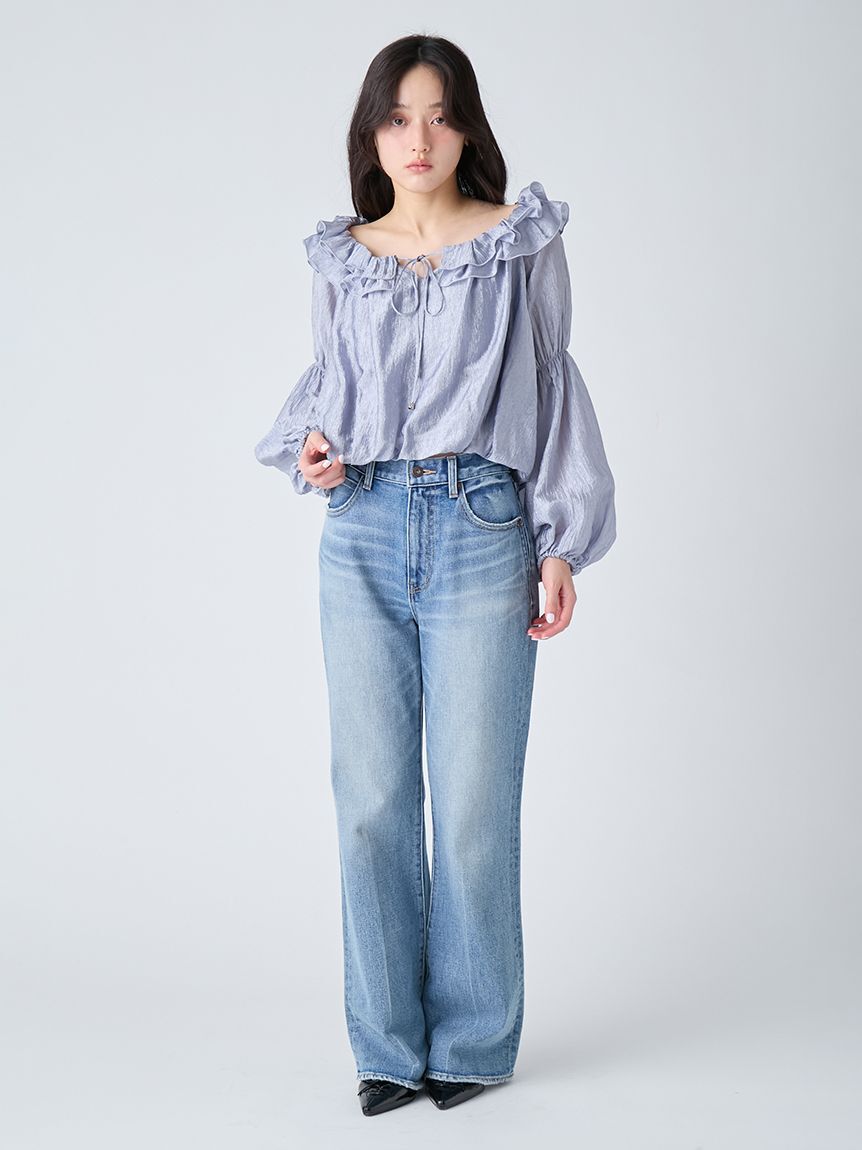 LILY BROWN「エアリーダブルフリルブラウス」|シャツ・ブラウス|