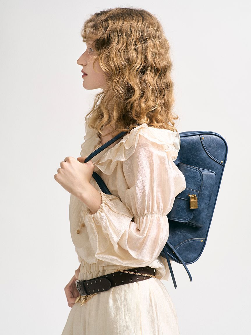 LILY BROWN「エアリーダブルフリルブラウス」|シャツ・ブラウス|