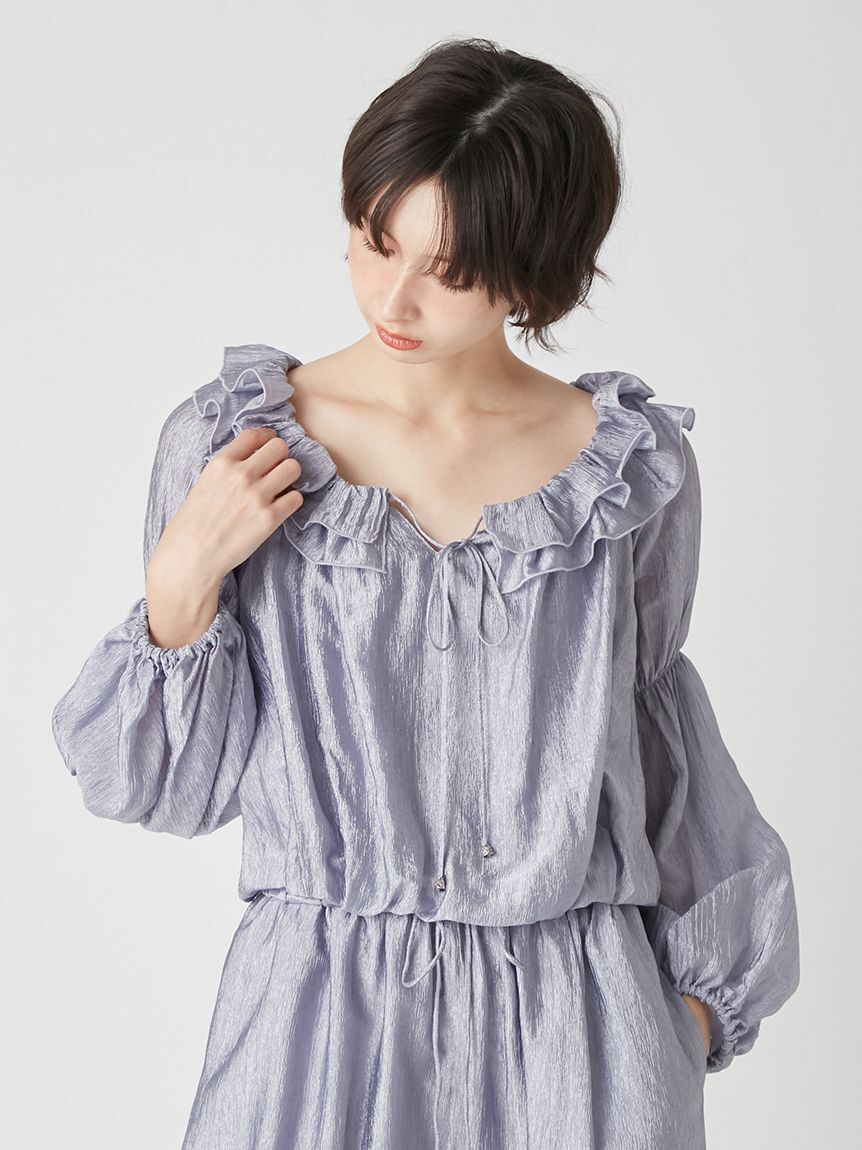 LILY BROWN「エアリーダブルフリルブラウス」|シャツ・ブラウス|