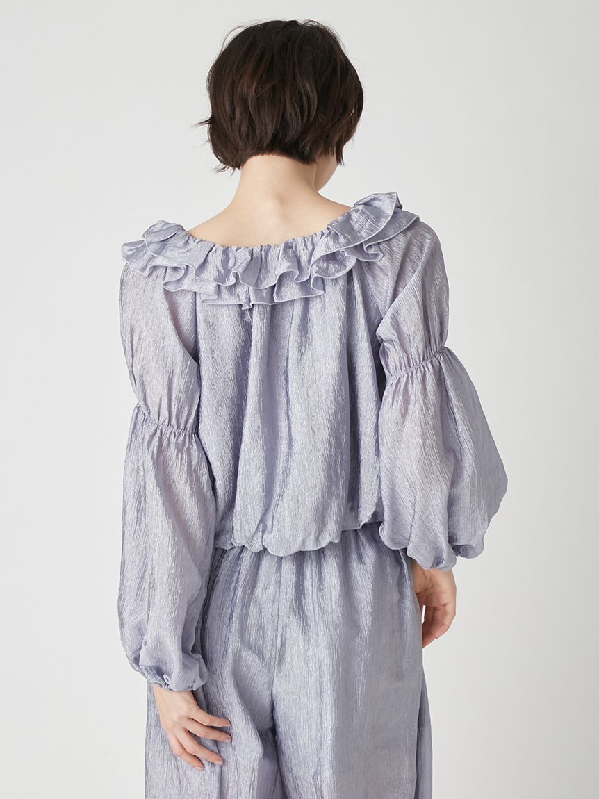 LILY BROWN「エアリーダブルフリルブラウス」|シャツ・ブラウス|