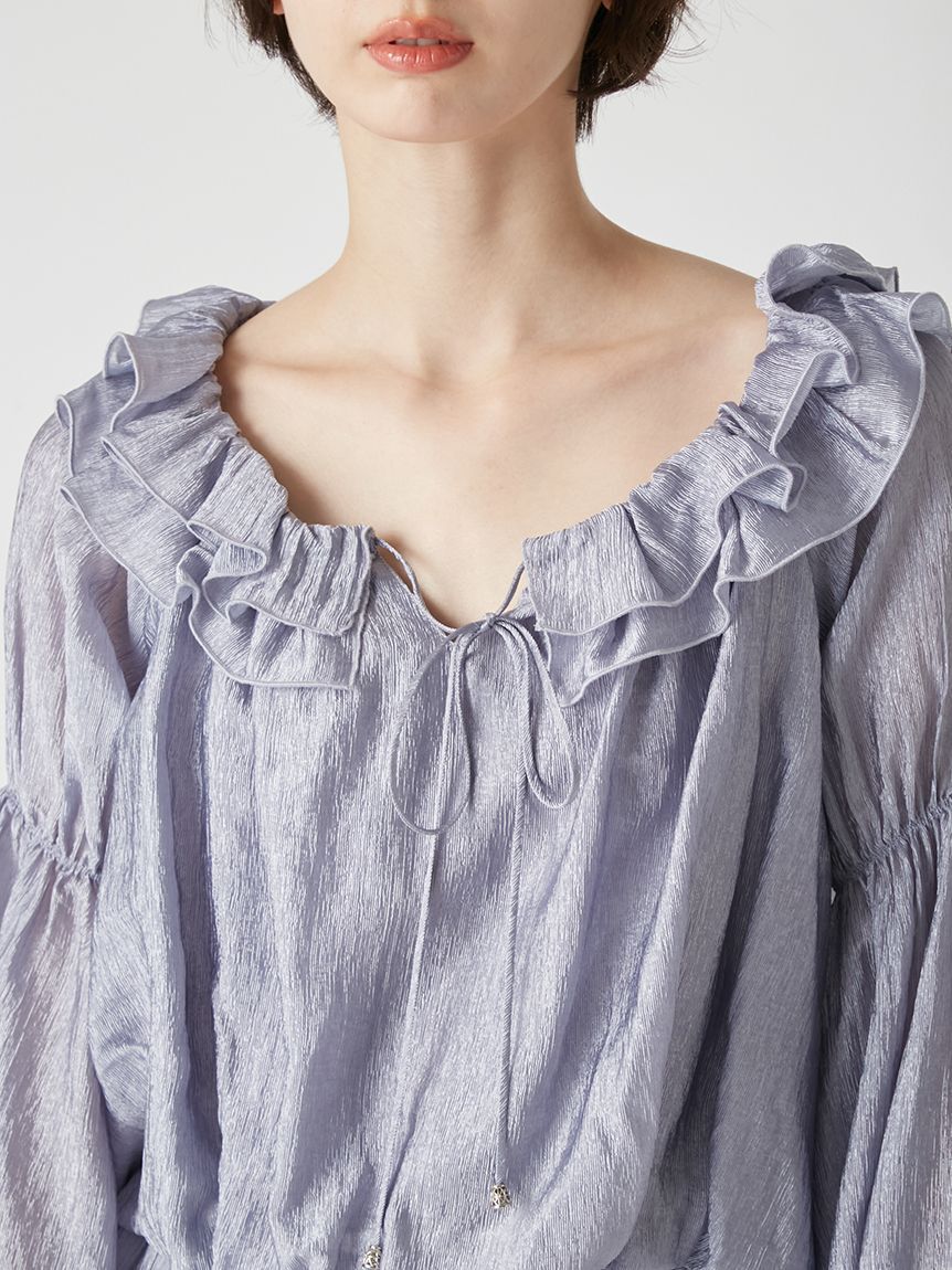 LILY BROWN「エアリーダブルフリルブラウス」|シャツ・ブラウス|