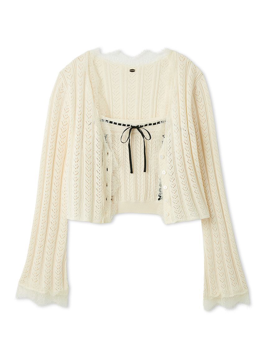 LILY BROWN「レースアップアンサンブル」|ニット・セーター|