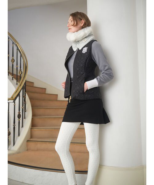 CELFORD「【CELFORD GOLF】　ビット付きニットプリーツスカート」|スカート|