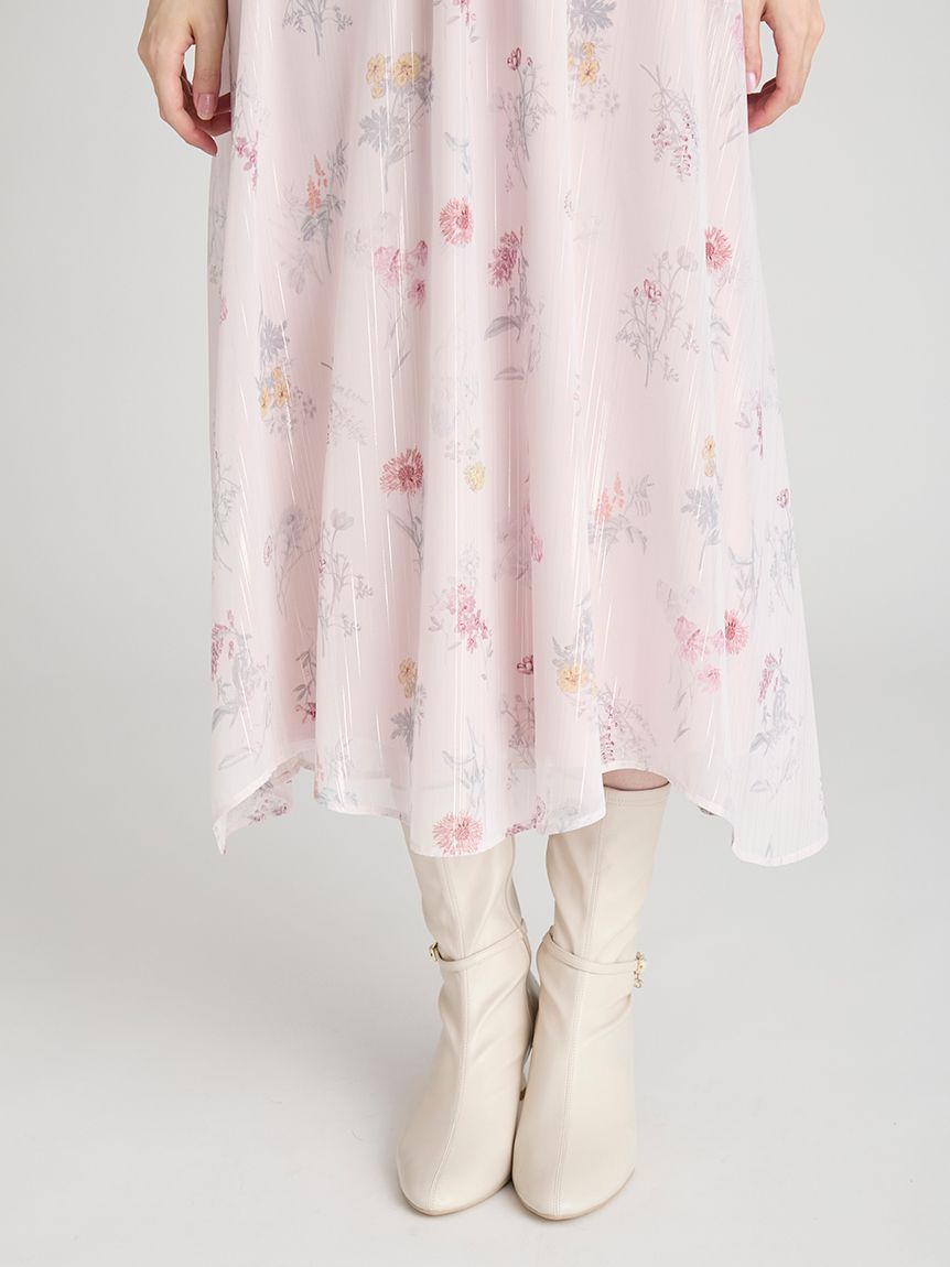 CELFORD「フラワープリントボウタイワンピース」|ワンピース|