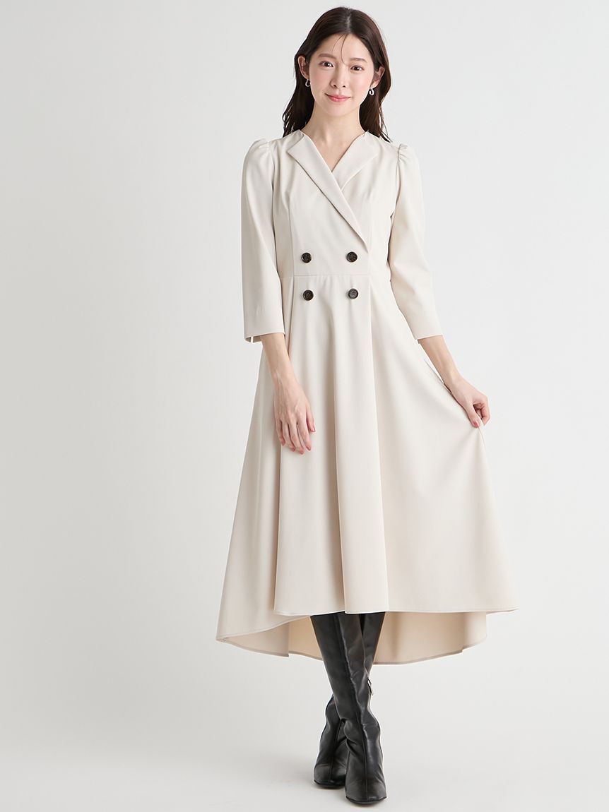 CELFORD「【洗える】トレンチデザインワンピース」|ワンピース|LBEG