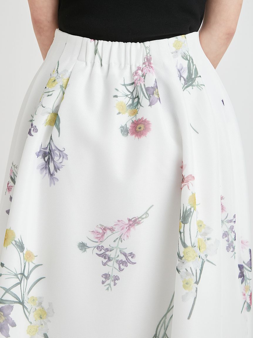 CELFORD「ミニメッシュフラワースカート」|スカート|