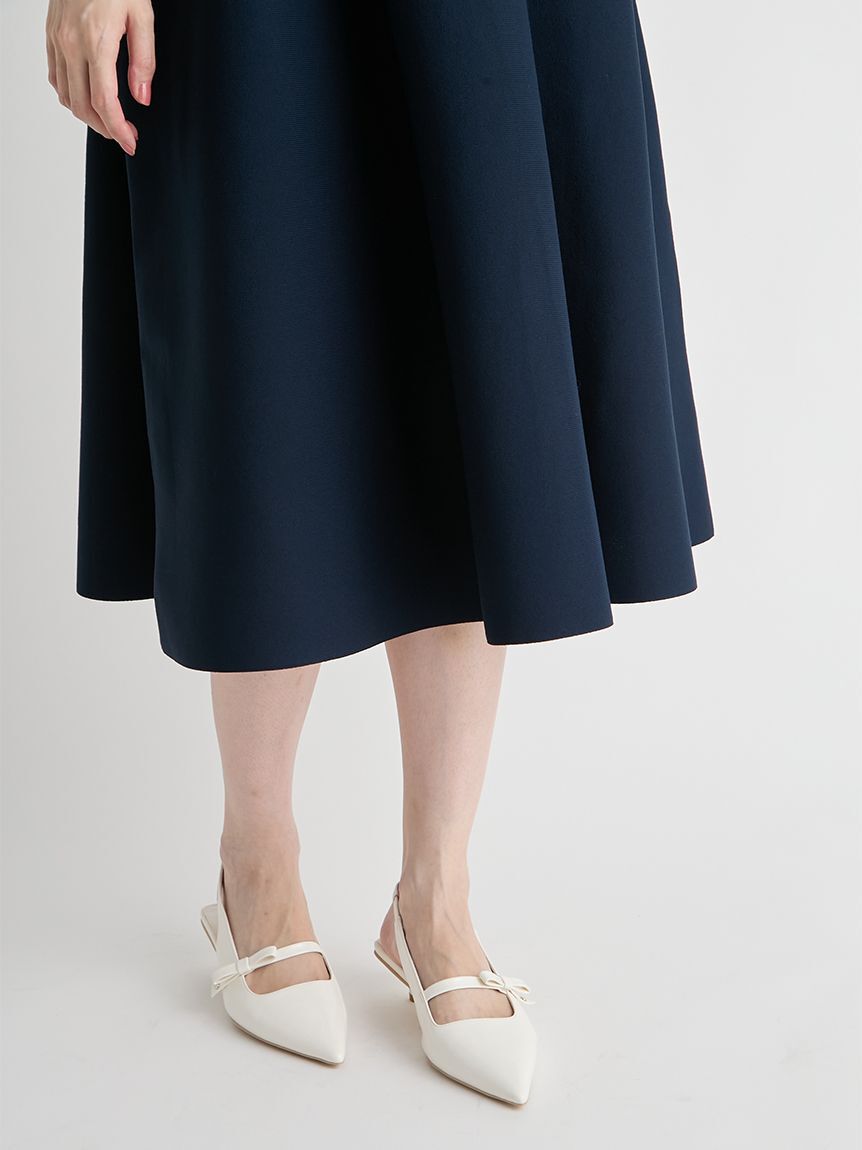 CELFORD「【UVカット】【洗える】ボウタイニットワンピース」|ワンピース|