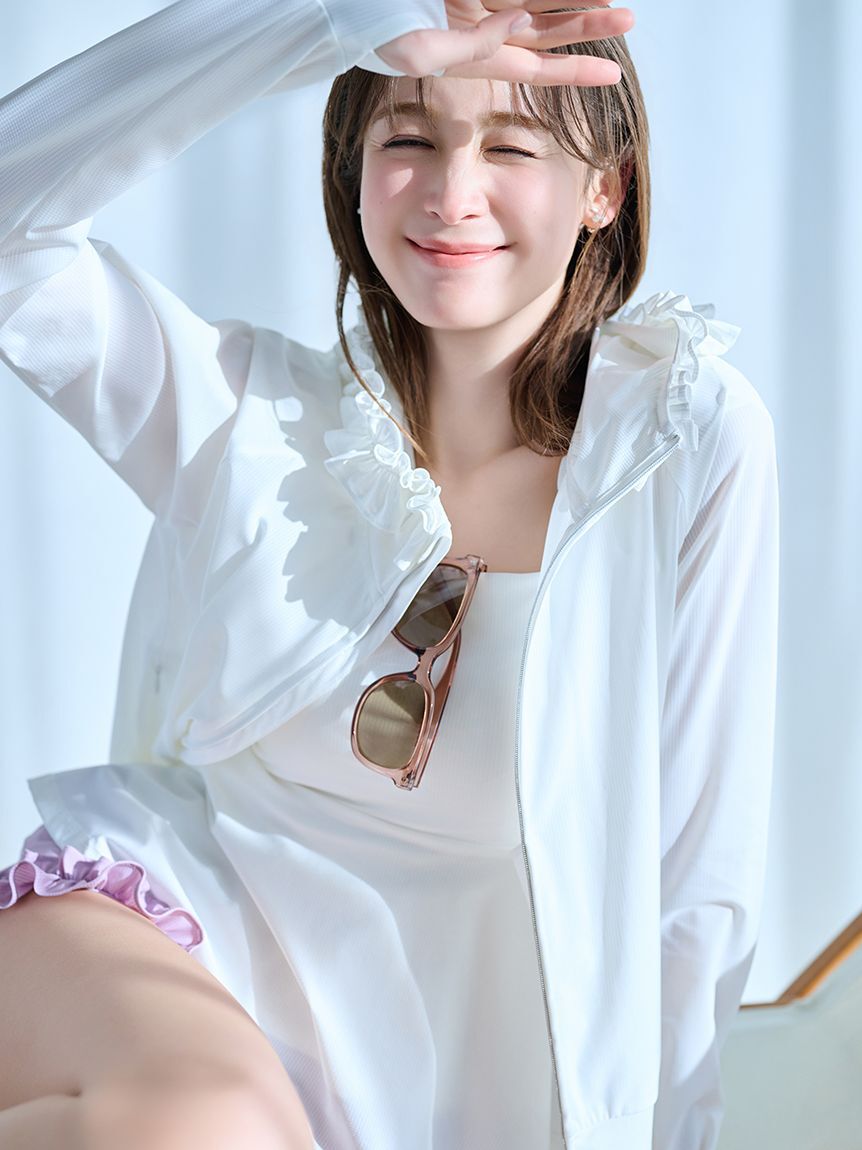 CELFORD「【水陸両用可】フリルパーカー」|アウトドア|