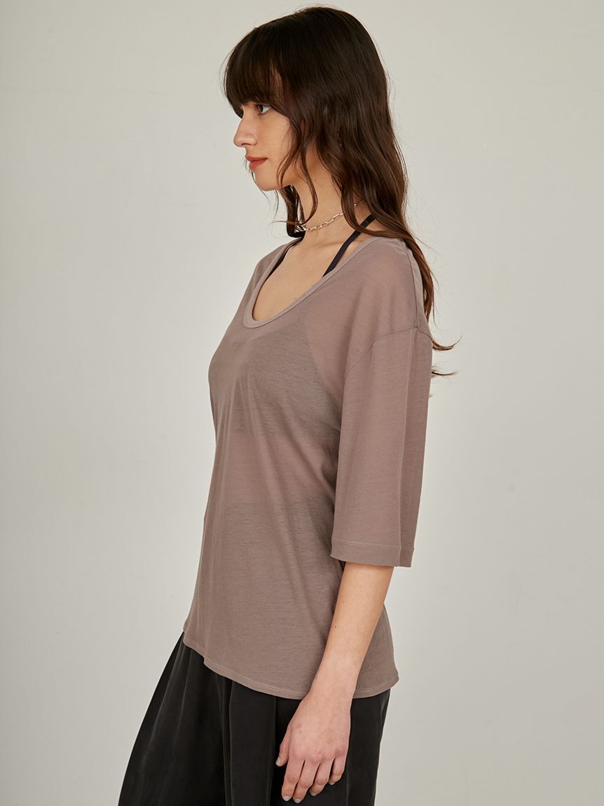 styling/「シアーカット2WAYトップス」|Tシャツ・カットソー|