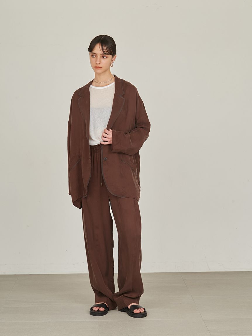 styling/「【セットアップ対応】オープンカラーシャツジャケット」|テーラードジャケット|