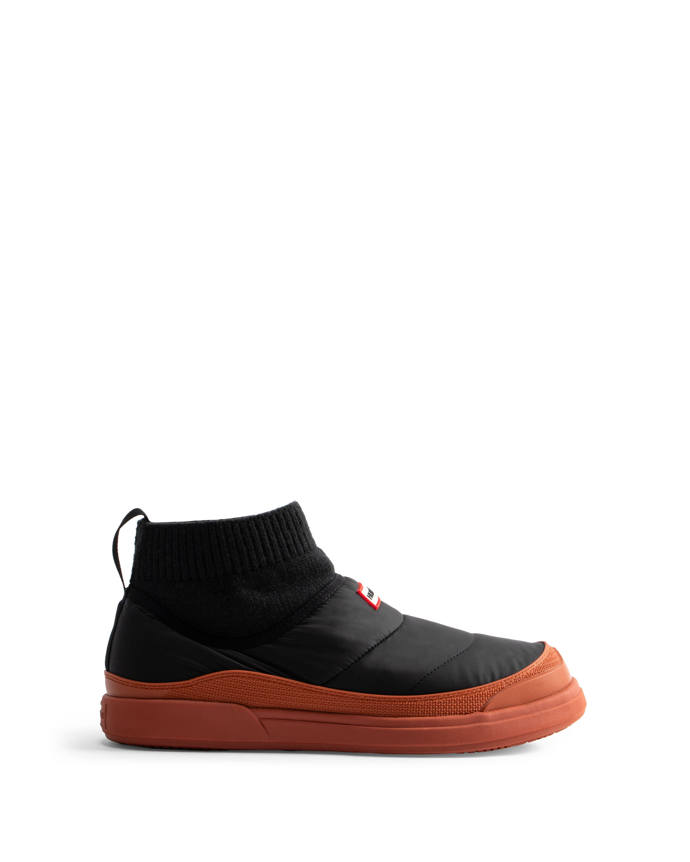 HUNTER「メンズ イン/アウト インシュレイティド ニッティド カフ スリッパ― ブーツ」|スリッポン|