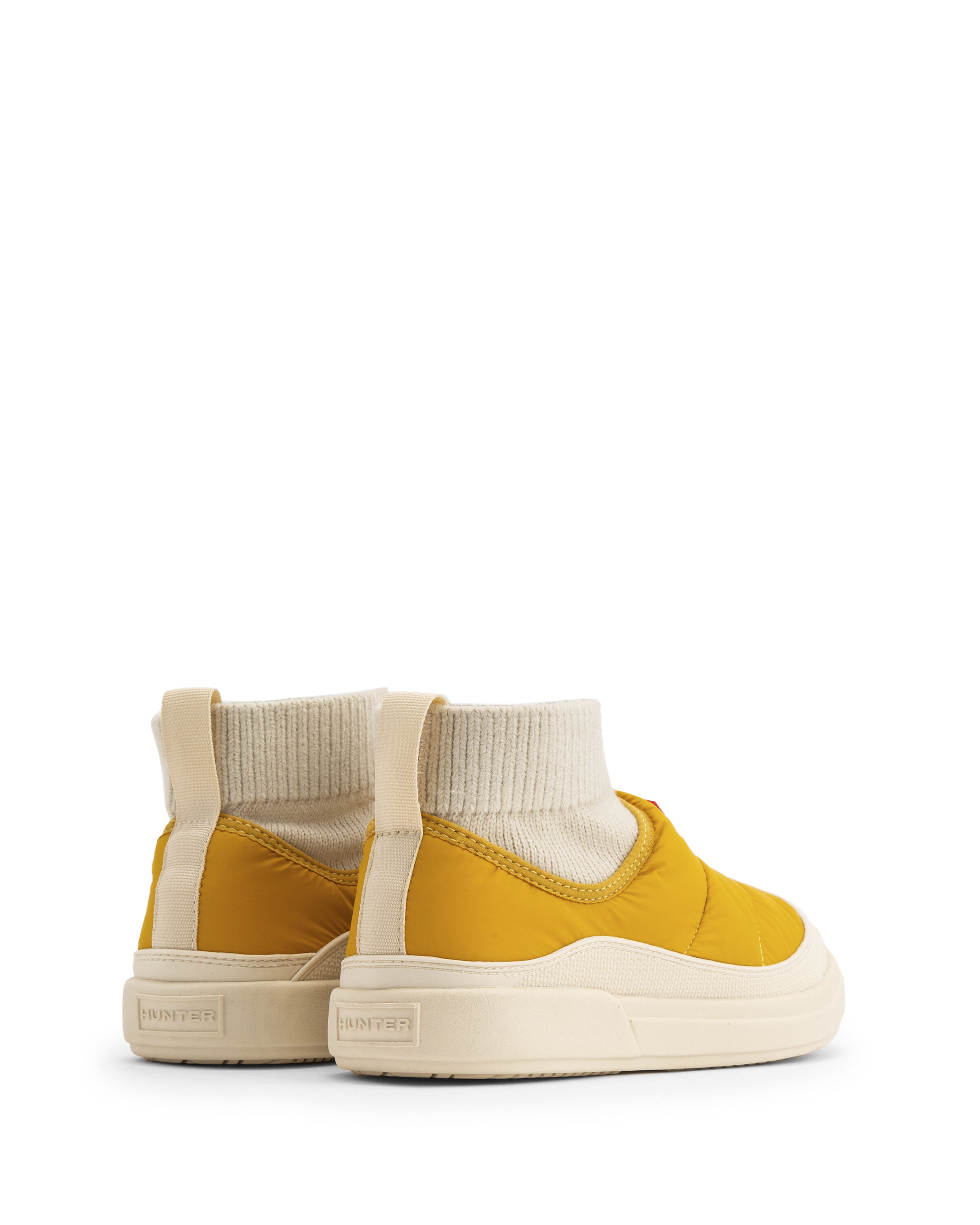 HUNTER「レディース イン/アウト ニッティド カフ スリッパ― ブーツ」|スニーカー|