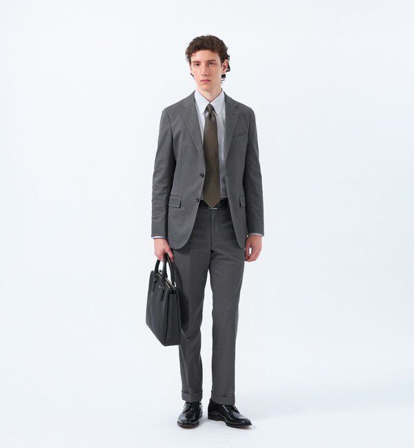 MACKINTOSH PHILOSOPHY「【25年春夏モデル】トロッター ジャケット #000（ナンバーゼロ）バーズアイストレッチ リサイクル」|テーラードジャケット|