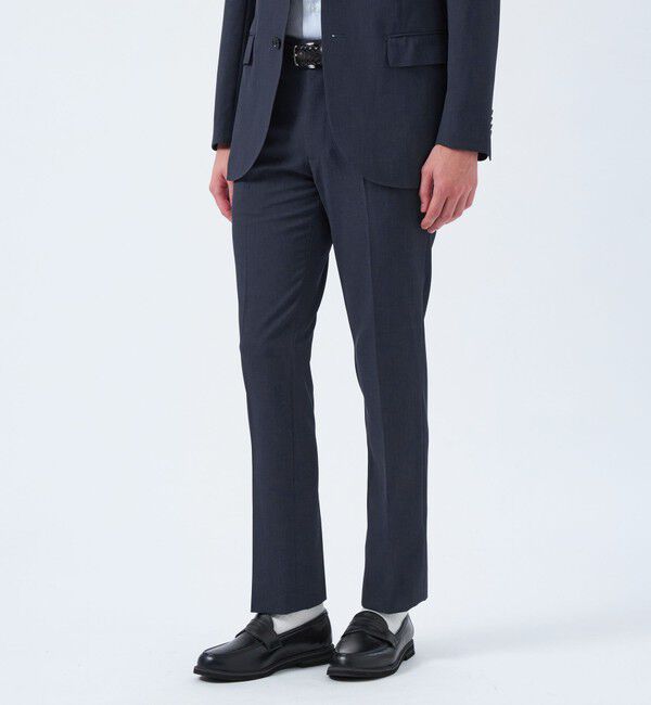 MACKINTOSH PHILOSOPHY「トロッター トラウザーズ#070 ハイストレッチメッシュ」|スラックス|インク