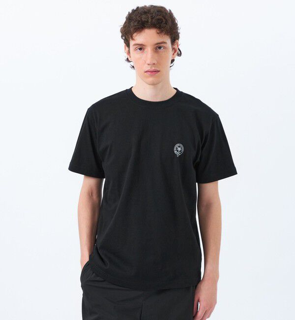 MACKINTOSH PHILOSOPHY「【WEB&一部店舗限定】5.6oz 天竺 エンブレムプリント 半袖Tシャツ」|Tシャツ・カットソー|ブラック