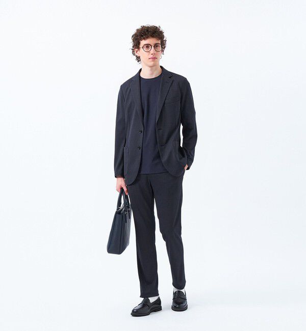 MACKINTOSH PHILOSOPHY「テーラードジャージーパンツ メッシュジャージー」|スラックス|