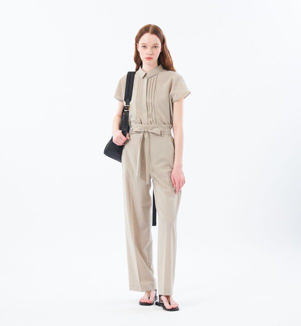 MACKINTOSH PHILOSOPHY「ドライタッチハイウエストワイドパンツ」|スラックス|
