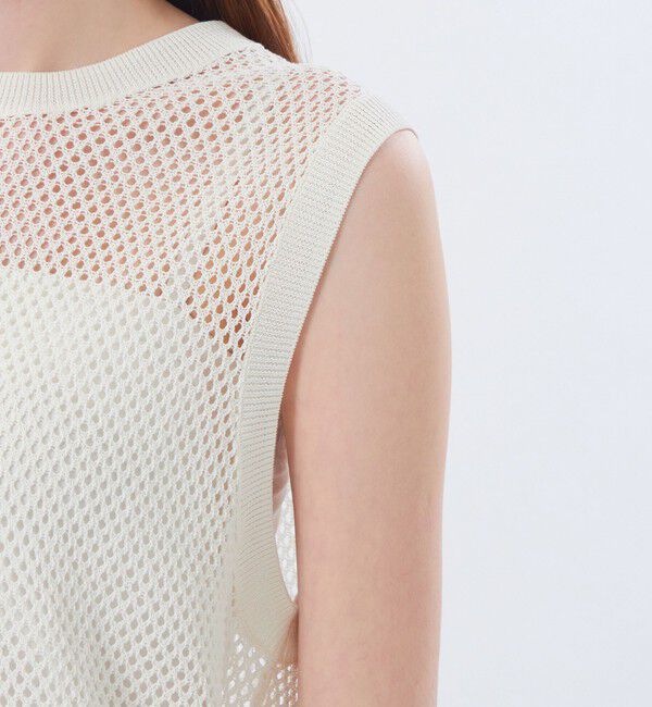 MACKINTOSH PHILOSOPHY「メッシュニットベスト」|ニット・セーター|