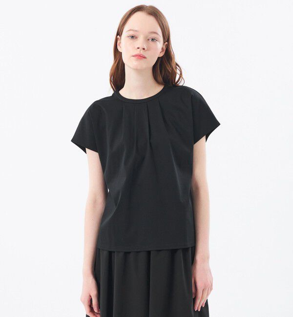 MACKINTOSH PHILOSOPHY「クールタッチフロントタックカットソー」|Tシャツ・カットソー|ブラック