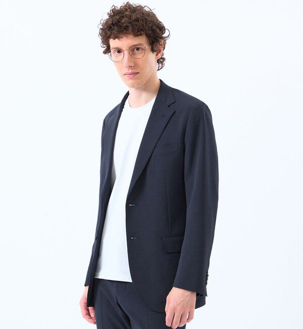 MACKINTOSH PHILOSOPHY「トロッター ジャケット#121 ストレッチワッシャー」|テーラードジャケット|ネイビー